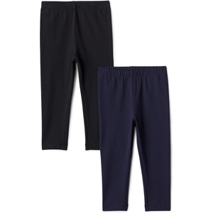 image:imageAmazon Essentials Girls Cotton Stretch Leggings MultipacksNavy