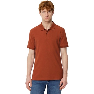 image:imageAmazon Essentials Mens SlimFit ShortSleeve Cotton Pique Polo ShirtBrick Red