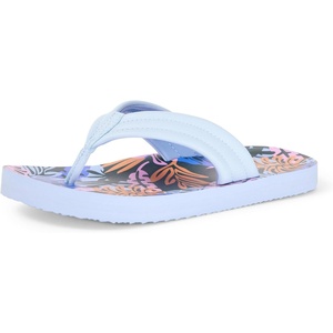 image:imageAmazon Essentials Unisex Kids Thong Flip Flop for Boys and GirlsDark Teal Jungle