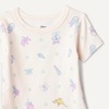image:imageAmazon Essentials Disney Unisex Toddlers and Babies Short Sleeve Pajama SetPink Princess Icons