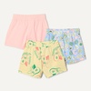 image:imageAmazon Essentials Girls and Toddlers Cotton PullOn Shorts Breathable Stretchy with DrawstringPinkTropical Fruit