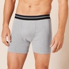image:imageAmazon Essentials Mens Breathable Cotton Boxer Briefs TagFree Pack of 5BlackCharcoalGrey Heather