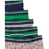 image:imageAmazon Essentials Mens Breathable Cotton Boxer Briefs TagFree Pack of 5DotsGreenGrey HeatherPopsicleStripe