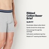 image:imageAmazon Essentials Mens Breathable Cotton Boxer Briefs TagFree Pack of 5Light Grey Heather