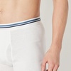 image:imageAmazon Essentials Mens Breathable Cotton Boxer Briefs TagFree Pack of 5White