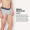 image:imageAmazon Essentials Mens Breathable Ribbed Knit Briefs with Elasticized Waistband MultipacksDeep Blue  Navy  Light Grey Heather