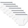 image:imageAmazon Essentials Mens Breathable Ribbed Knit Briefs with Elasticized Waistband MultipacksWhite