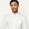 image:imageAmazon Essentials Mens Long Sleeve Oxford Dress Shirt RegularFit ButtonDown Collar Chest Patch Pocket 100 CottonWhite