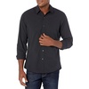 image:imageAmazon Essentials Mens RegularFit LongSleeve Casual Poplin Shirt Button Front Business Casual CollaredBlack