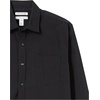 image:imageAmazon Essentials Mens RegularFit LongSleeve Casual Poplin Shirt Button Front Business Casual CollaredBlack