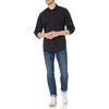 image:imageAmazon Essentials Mens RegularFit LongSleeve Casual Poplin Shirt Button Front Business Casual CollaredBlack
