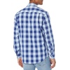 image:imageAmazon Essentials Mens RegularFit LongSleeve Casual Poplin Shirt Button Front Business Casual CollaredBlue Buffalo