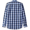 image:imageAmazon Essentials Mens RegularFit LongSleeve Casual Poplin Shirt Button Front Business Casual CollaredBlue Charcoal Plaid