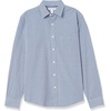 image:imageAmazon Essentials Mens RegularFit LongSleeve Casual Poplin Shirt Button Front Business Casual CollaredBlue Gingham