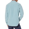image:imageAmazon Essentials Mens RegularFit LongSleeve Casual Poplin Shirt Button Front Business Casual CollaredBlue Green Gingham