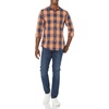 image:imageAmazon Essentials Mens RegularFit LongSleeve Casual Poplin Shirt Button Front Business Casual CollaredBlue Orange Buffalo