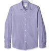image:imageAmazon Essentials Mens RegularFit LongSleeve Casual Poplin Shirt Button Front Business Casual CollaredBlue Purple Gingham