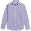 image:imageAmazon Essentials Mens RegularFit LongSleeve Casual Poplin Shirt Button Front Business Casual CollaredBlue Purple Gingham