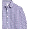 image:imageAmazon Essentials Mens RegularFit LongSleeve Casual Poplin Shirt Button Front Business Casual CollaredBlue Purple Gingham