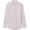 image:imageAmazon Essentials Mens RegularFit LongSleeve Casual Poplin Shirt Button Front Business Casual CollaredBlue Red White Check Plaid