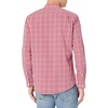 image:imageAmazon Essentials Mens RegularFit LongSleeve Casual Poplin Shirt Button Front Business Casual CollaredBlue Washed Red Plaid