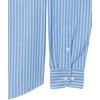 image:imageAmazon Essentials Mens RegularFit LongSleeve Casual Poplin Shirt Button Front Business Casual CollaredBlue White Stripe