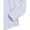 image:imageAmazon Essentials Mens RegularFit LongSleeve Casual Poplin Shirt Button Front Business Casual CollaredBlue White Vertical Stripe