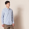 image:imageAmazon Essentials Mens RegularFit LongSleeve Casual Poplin Shirt Button Front Business Casual CollaredBlue White Vertical Stripe