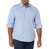 image:imageAmazon Essentials Mens RegularFit LongSleeve Casual Poplin Shirt Button Front Business Casual CollaredFrench Blue