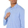 image:imageAmazon Essentials Mens RegularFit LongSleeve Casual Poplin Shirt Button Front Business Casual CollaredFrench Blue