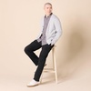 image:imageAmazon Essentials Mens RegularFit LongSleeve Casual Poplin Shirt Button Front Business Casual CollaredGrey