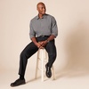 image:imageAmazon Essentials Mens RegularFit LongSleeve Casual Poplin Shirt Button Front Business Casual CollaredGrey