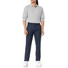 image:imageAmazon Essentials Mens RegularFit LongSleeve Casual Poplin Shirt Button Front Business Casual CollaredGrey Gingham
