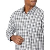 image:imageAmazon Essentials Mens RegularFit LongSleeve Casual Poplin Shirt Button Front Business Casual CollaredGrey Plaid