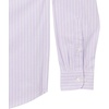image:imageAmazon Essentials Mens RegularFit LongSleeve Casual Poplin Shirt Button Front Business Casual CollaredLavender White Double Stripe