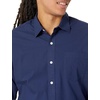 image:imageAmazon Essentials Mens RegularFit LongSleeve Casual Poplin Shirt Button Front Business Casual CollaredNavy