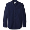 image:imageAmazon Essentials Mens RegularFit LongSleeve Casual Poplin Shirt Button Front Business Casual CollaredNavy