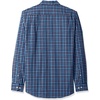 image:imageAmazon Essentials Mens RegularFit LongSleeve Casual Poplin Shirt Button Front Business Casual CollaredNavy Plaid