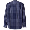 image:imageAmazon Essentials Mens RegularFit LongSleeve Casual Poplin Shirt Button Front Business Casual CollaredNavy Windowpane