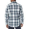 image:imageAmazon Essentials Mens RegularFit LongSleeve Casual Poplin Shirt Button Front Business Casual CollaredWhite Navy Large Plaid