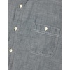 image:imageAmazon Essentials Mens RegularFit LongSleeve Lightweight Cotton Chambray Shirt with PocketsGrey