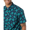 image:imageAmazon Essentials Mens SlimFit ShortSleeve Poplin ShirtNavyTeal  Palm
