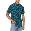 image:imageAmazon Essentials Mens SlimFit ShortSleeve Poplin ShirtNavyTeal  Palm