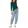 image:imageAmazon Essentials Womens 100 Cotton Crewneck Sweater Available in Plus SizeDark Green