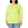 image:imageAmazon Essentials Womens 100 Cotton Crewneck Sweater Available in Plus SizeLime Green