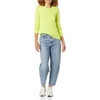image:imageAmazon Essentials Womens 100 Cotton Crewneck Sweater Available in Plus SizeLime Green