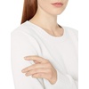 image:imageAmazon Essentials Womens 100 Cotton Crewneck Sweater Available in Plus SizeWhite