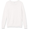 image:imageAmazon Essentials Womens 100 Cotton Crewneck Sweater Available in Plus SizeWhite