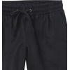 image:imageAmazon Essentials Womens 5 Inseam Drawstring Elastic Waist Linen Blend Summer ShortsBlack