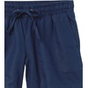 image:imageAmazon Essentials Womens 5 Inseam Drawstring Elastic Waist Linen Blend Summer ShortsDark Blue